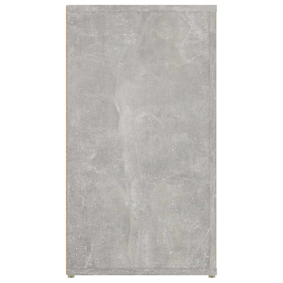 Sideboard Concrete Grey 100x33x59.5 cm Engineered Wood