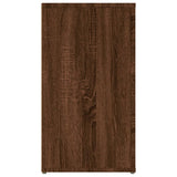 Sideboard Brown Oak 100x33x59.5 cm Engineered Wood - Close-Up Angle