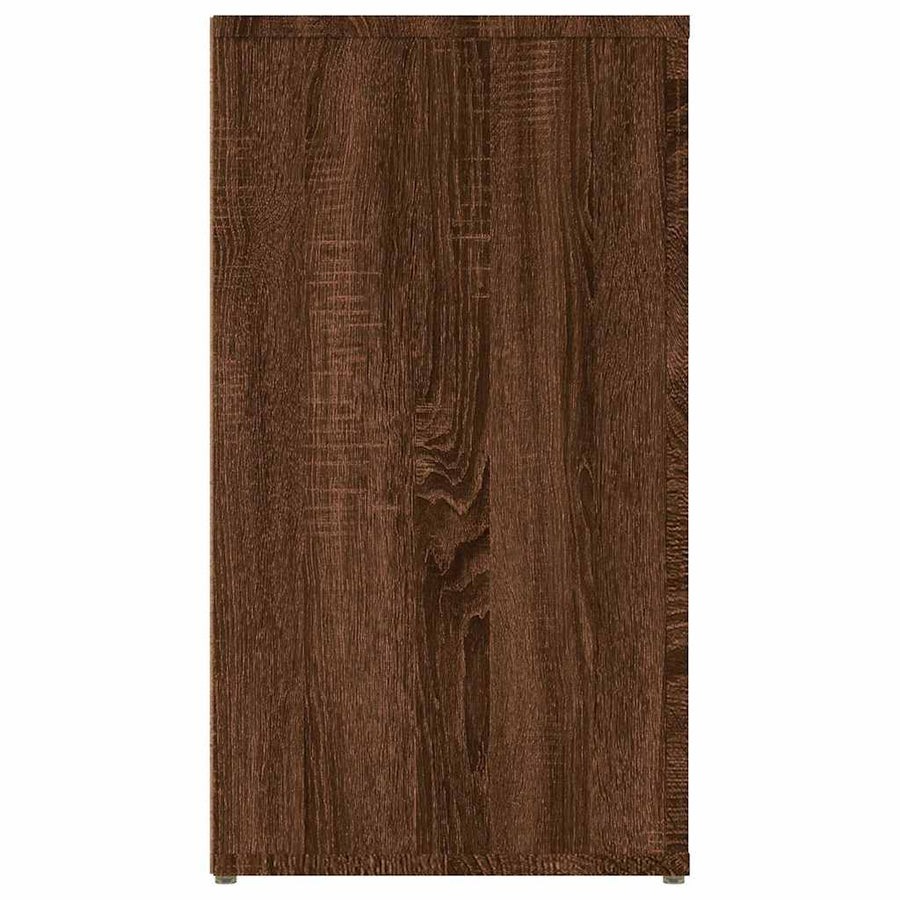Sideboard Brown Oak 100x33x59.5 cm Engineered Wood