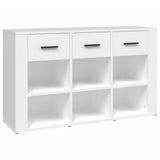 Sideboard White 100x30x59.5 cm Engineered Wood - Front View