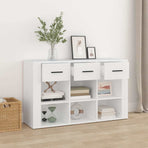 Sideboard White 100x30x59.5 cm Engineered Wood