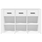 Sideboard White 100x30x59.5 cm Engineered Wood