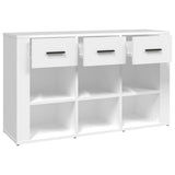 Sideboard White 100x30x59.5 cm Engineered Wood - Low Angle