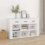 Sideboard White 100x30x59.5 cm Engineered Wood
