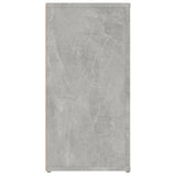 Sideboard Concrete Grey 100x30x59.5 cm Engineered Wood - Close-Up Angle