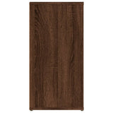 Sideboard Brown Oak 100x30x59.5 cm Engineered Wood - Close-Up Angle