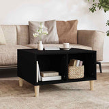 Coffee Table Black 60x50x36.5 cm Engineered Wood