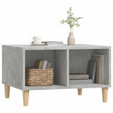 Coffee Table Concrete Grey 60x50x36.5 cm Engineered Wood - Top-Down View