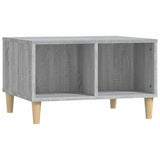 Coffee Table Grey Sonoma 60x50x36.5 cm Engineered Wood - Front View