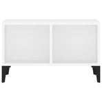 Coffee Table White 60x50x36.5 cm Engineered Wood