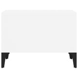 Coffee Table White 60x50x36.5 cm Engineered Wood