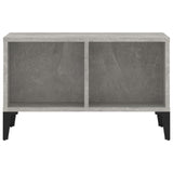 Coffee Table Concrete Grey 60x50x36.5 cm Engineered Wood - 45-Degree Angle