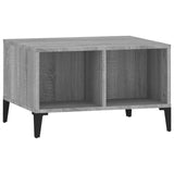 Coffee Table Grey Sonoma 60x50x36.5 cm Engineered Wood - Front View