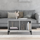 Coffee Table Grey Sonoma 60x50x36.5 cm Engineered Wood - Side View