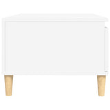 Coffee Table White 90x50x36.5 cm Engineered Wood