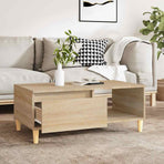 Coffee Table Sonoma Oak 90x50x36.5 cm Engineered Wood