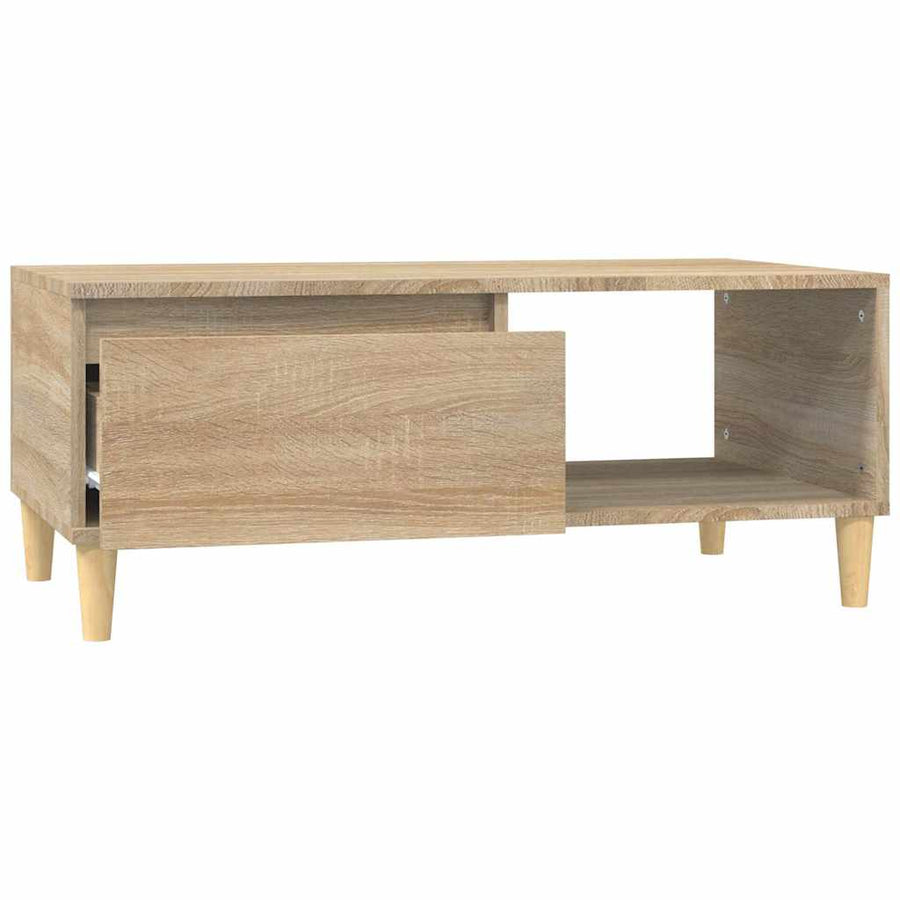 Coffee Table Sonoma Oak 90x50x36.5 cm Engineered Wood