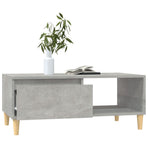 Coffee Table Concrete Grey 90x50x36.5 cm Engineered Wood