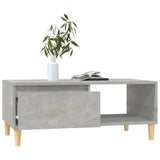 Coffee Table Concrete Grey 90x50x36.5 cm Engineered Wood - Top-Down View