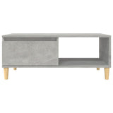 Coffee Table Concrete Grey 90x50x36.5 cm Engineered Wood - 45-Degree Angle