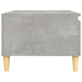 Coffee Table Concrete Grey 90x50x36.5 cm Engineered Wood - Close-Up Angle