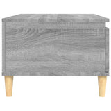 Coffee Table Grey Sonoma 90x50x36.5 cm Engineered Wood - Close-Up Angle