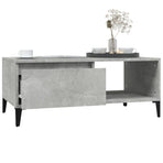Coffee Table Concrete Grey 90x50x36.5 cm Engineered Wood