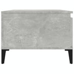 Coffee Table Concrete Grey 90x50x36.5 cm Engineered Wood