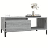 Coffee Table Grey Sonoma 90x50x36.5 cm Engineered Wood - Top-Down View