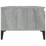 Coffee Table Grey Sonoma 90x50x36.5 cm Engineered Wood - Rear View
