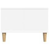 Coffee Table White 90x50x36.5 cm Engineered Wood - Low Angle