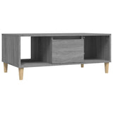 Coffee Table Grey Sonoma 90x50x36.5 cm Engineered Wood - Front View