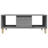 Coffee Table Grey Sonoma 90x50x36.5 cm Engineered Wood