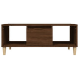 Coffee Table Brown Oak 90x50x36.5 cm Engineered Wood