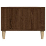 Coffee Table Brown Oak 90x50x36.5 cm Engineered Wood - Low Angle
