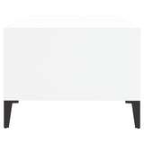Coffee Table White 90x50x36.5 cm Engineered Wood