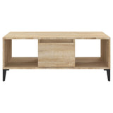 Coffee Table Sonoma Oak 90x50x36.5 cm Engineered Wood