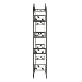 Garden Arch Black 116x45x240 cm Steel