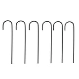 Garden Arch Black Ø180x255 cm Steel