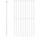 Garden Plant Stakes 20 pcs Dark Green 91 cm Steel
