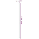 Garden Plant Stakes 30 pcs Green 90 cm Steel
