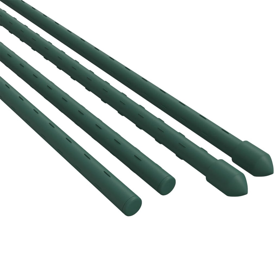 Garden Plant Stakes 30 pcs Green 115 cm Steel