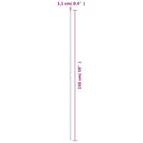 Garden Plant Stakes 30 pcs Green 150 cm Steel
