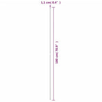 Garden Plant Stakes 30 pcs Green 180 cm Steel