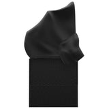 Outdoor Lounge Bed with Roof and Cushions Black Poly Rattan - Top-Down View