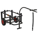 Fishing Trolley Black Steel