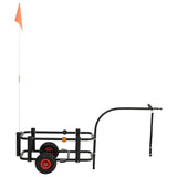 Fishing Trolley Black Steel - 45-Degree Angle