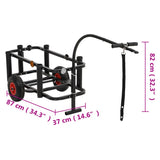 Fishing Trolley Black Steel - Extra Image