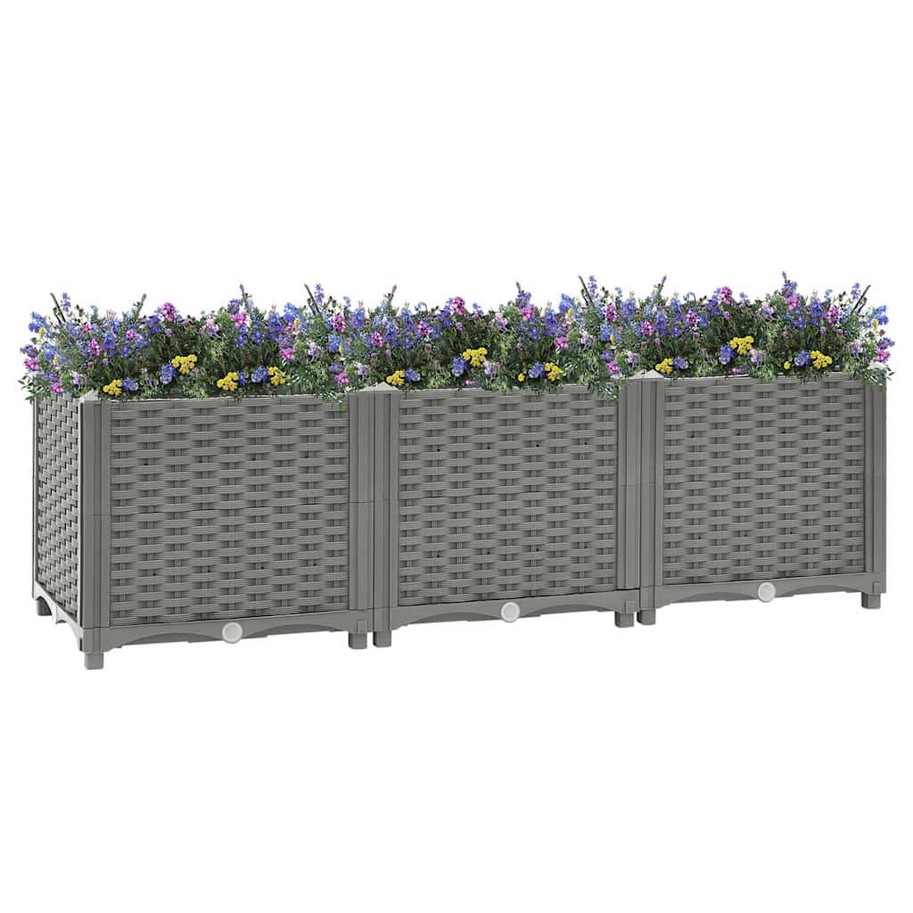 Raised Bed 120x40x38 cm Polypropylene