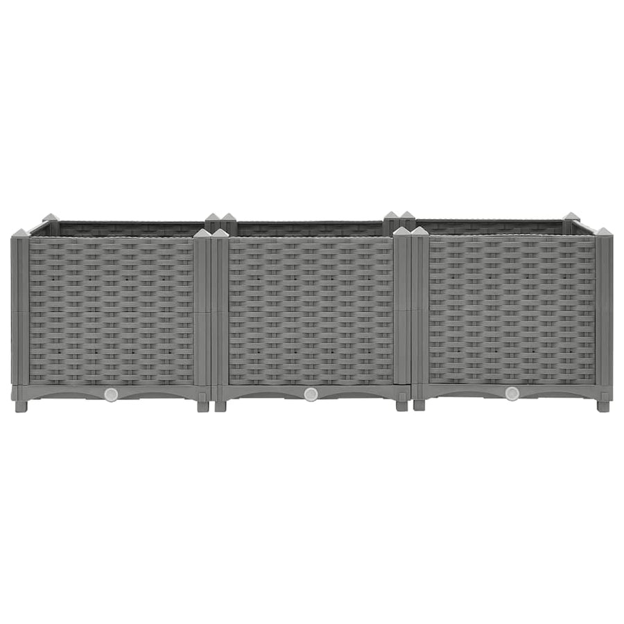 Raised Bed 120x40x38 cm Polypropylene